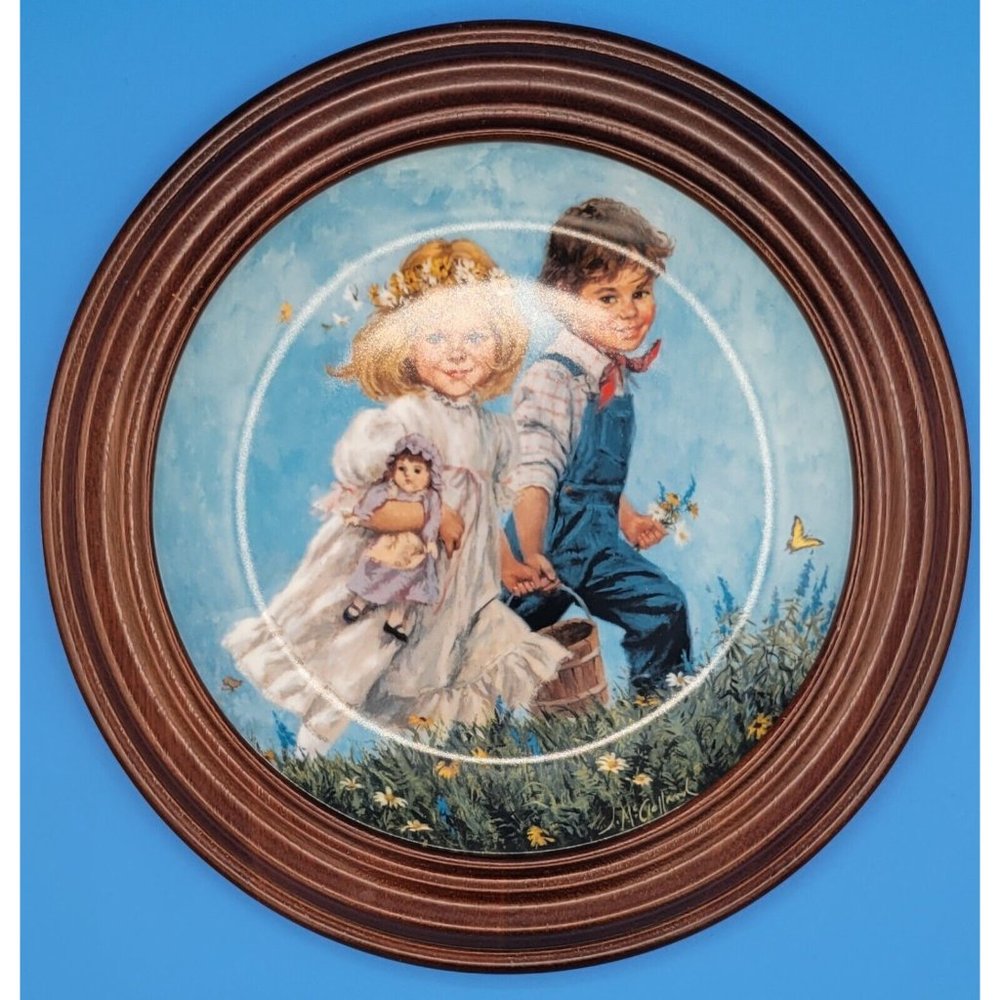 John Mcclelland 1986 Jack and Jill Collector Plate